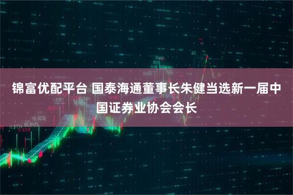 锦富优配平台 国泰海通董事长朱健当选新一届中国证券业协会会长