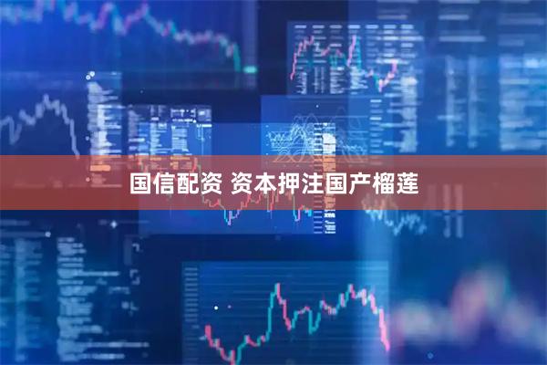 国信配资 资本押注国产榴莲
